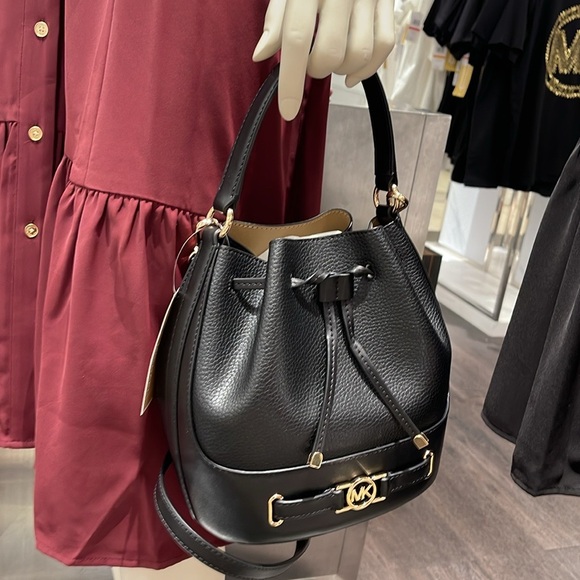 MICHAEL KORS
Reed Medium Pebbled Leather Bucket Bag Satchel Crossbody Handbag - Picture 7 of 16